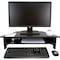 Victor Technology Victor High Rise Monitor Stand - 7.50" Height x 27" Width x 11.50" Depth - Wood, Laminate - Black DC050 - alternate 1