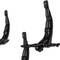 Homeroots Set of Three Black Resin Diving Man Hanging Dimensional Sculpture, 3PK 332359 - alternate 2