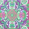 Homeroots 88" X 84" Pink Green And White Floral Cotton Hanging Tapestry 397429 - alternate 5