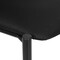 Office Star Products Big and Tall Armless Guest Chair in Icon Black fabric with Sturdy Black Metal Frame 55054B-231 - alternate 3