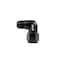 Hps Performance 90 Degree -3 AN Male to Female Swivel Adapter, Aluminum, Black AN9211-3 - alternate 3