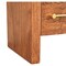 Homeroots 23" Brown Solid Wood Two Drawer Nightstand 701726 - alternate 6