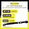 Tie 4 Safe 1/2'' x 22'' Synthetic Soft Shackle Tow Rope Recovery Strap 37,400LBS Black, 2PK TR10HP-01-1355-B-2 - alternate 3