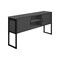 Monarch Specialties Office Hutch, 15.5 in D X 36 in W X Particle Board, Hollow-Core, Laminate, Mdf, Metal, Plastic, Grey I 7733 - alternate 1