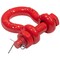 Mytee Products 3/8in Anchor Shackle Forged Carbon Steel w/ Safety Screw Pin Load Limit 2,000 lbs SHACKLE-ANCHOR-BT-38 - alternate 7