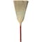 Rubbermaid Commercial 12 1/2 in Sweep Face Corn Broom, Stiff, Natural, Blue FG638300BLUE - alternate 1