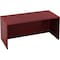 Boss 66" W Office Desk, Mahogany N102-M - alternate 1