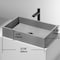 Vigo Orvieto Gothic Gray Concreto Stone 24 in. L x 15 in. W x 5 in. H Rectangular Vessel Bathroom Sink VG04070 - alternate 4