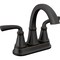 Delta Geist Series Centerset Bathroom Faucet, 1.2 gpm, 2-Handle, 3-Faucet Hole, Metal, Lever Handle 25864LF-OB - alternate 1