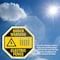 Signmission Shock Warning Electric Fence, 10 inch X 10 inch, Aluminum Metal Signs, 5PK OC-A-5Pack-10-51 - alternate 2