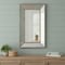 Homeroots 24" Silver Framed Antiqued Accent Mirror 485120 - alternate 3