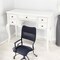 Homeroots 40" White Acacia Wood Writing Desk With Five Drawers 389451 - alternate 3