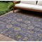 Homeroots 10' X 14' Purple Beige And Taupe Oriental Washable Indoor Outdoor Area Rug 582127 - alternate 3