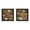 Homeroots Set Of Two Up North Black Framed Print Wall Art, 2PK 405678 - alternate 1