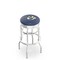 Holland Bar Stool Co 30" Chrome 2-Ring Nashville Predators Swivel Bar Stool, Accent Ring L7C3C30NshPre - alternate 1