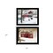 Homeroots Set Of Two Crisp and New Fallen Snow 2 Black Framed Print Wall Art, 2PK 406200 - alternate 2