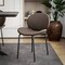 Leisuremod Servos Dining Side Chair in Upholstered Faux Leather & Powder Coated Iron Frame, Elephant Grey SCBL-22DGR - alternate 5