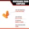 Malta Dynamics Foam Ear Plugs (200 Pairs/PK)-32dB NRR Noise Cancelling Ear Plugs for Hearing, 200PK EP0001 - alternate 3