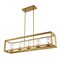Jonathan Y Anna 38.5" Linear 5-light Metal/Glass LED Pendant, Brass Gold JYL7414C - alternate 6