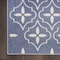 Homeroots 6' X 9' Blue And Ivory Geometric Indoor Outdoor Area Rug 572905 - alternate 4