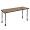 Regency Kee Height Adjustable Mobile Classroom Activity Table, 72 in W, 24 in L, Noble Oak MT7224NOAPCGY - alternate 1