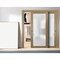 Sartodoors Sliding Closet Bypass Doors with Hardware Planum 2102 Solid Core Modern Interior PLANUM2102DBD-HA-36 - alternate 1