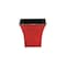 Homeroots 5in Red Recycled Plastic Indoor Outdoor Square Pot Planter 488331 - alternate 1