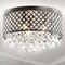 Jonathan Y Evelyn 17" 3-Light Crystal Drops/Metal , LED Flush Mount, Black JYL6143A - alternate 8