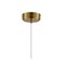 Jonathan Y Bolha 4.75" 1-Light Bubble Acrylic/Iron Modern Minimalist Integrated LED Pendant, Brass Gold JYL7221B - alternate 5