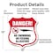 Signmission Alligator Warning Shield Sign Danger! No, 12 Inch X 12 Inch, Plastic Sign SHI-P-12-356 - alternate 3