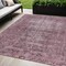 Homeroots 5' X 8' Merlot Oriental Washable Indoor Outdoor Area Rug 607549 - alternate 1