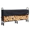 Shelterlogic Firewood Rack-in-a-Box Black Heavy Duty Firewood Rack With Cover 8 Ft. 90402 - alternate 1