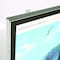 M&T Displays LED Light WindPro Aluminum Silver 23.38x33.11 Double Sided Pavement Sidewalk Sign Poster Holder USWL000NA1X2002 - alternate 2