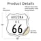 Signmission Arizona Route Marker Shield Sign Us 66, 18 Inch X 18 Inch, Vinyl Decal SHI-D-18-360 - alternate 3