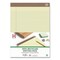 Tru Red Recycled Notepads, Narrow Rule, (50) Canary Yellow 8.5 x 11 Sheets, 12PK TR59937/TR58186 - alternate 3