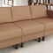 Flash Furniture HERCULES Artemis Cognac LeatherSoft Middle Reception Chair w/Wooden Walnut Legs ZB-8921M-COGNAC-GG - alternate 4