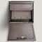 Mail Boss Townhouse Locking Wall-Mount Mailbox, Bronze, 14/16-Gauge Steel 805945 - alternate 2