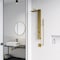 Vigo 39 in. H x 4 in. W 2-Jet Shower Panel System with Head & Hand Shower Wand in Matte Brushed Gold VG08014MG - alternate 3