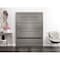 Sartodoors Sliding Closet Bypass Doors, Planum 0012 Ginger Ash and Aluminum Strips, Sturdy Top Mount Rails Mol PLANUM0012DBD-GA-4896 - alternate 1