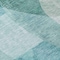 Homeroots 8' X 10' Teal Blue And Ivory Abstract Washable Indoor Outdoor Area Rug 630438 - alternate 3