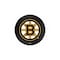 Holland Bar Stool Co 36" Blk Wrinkle Boston Bruins Swivel Bar Stool, Chrome Ring L8B2C36BosBru - alternate 3