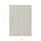 Homeroots 9' X 12' Beige And Ivory Geometric Washable Indoor Outdoor Area Rug 594681 - alternate 4