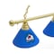 Holland Bar Stool Co Colorado Avalanche 3 Shade Billiard Light, Brass Fixture BL3BRColAva - alternate 3