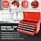 Wrightmaster 8-Drawer Rolling Tool Chest Combo with Wheels&Handle, 6 Hanging Hooks, Double Locking System ZoroT248D334R - alternate 4