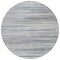 Homeroots 8' Gray Silver And Blue Round Striped Washable Indoor Outdoor Area Rug 597249 - alternate 4