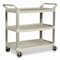 Rubbermaid Commercial Plastic, 300 lb Load Capacity, 3 Shelves, 40.63" W FG409100OWHT - alternate 2
