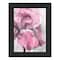 Homeroots Pink Iris Black Framed Print Wall Art 530020 - alternate 1