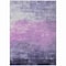 Homeroots 9' X 12' Lavender And Lilac Striped Washable Indoor Outdoor Area Rug 610899 - alternate 3