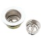 Keeney Jr. Duo Sink Strainer, Stainless Steel Basket, 2 - 2-1/2-In. 878PC - alternate 2