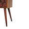Homeroots 24" Brown Solid Wood Two Drawer Nightstand 701737 - alternate 3